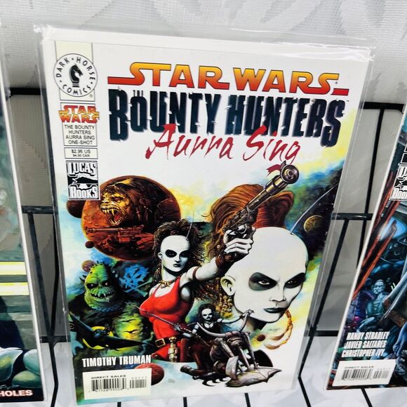 Star Wars Bounty Hunters Aurra Sing & Kenix Kil Lot & Shadow Stalker One Shots - Picture 3 of 4